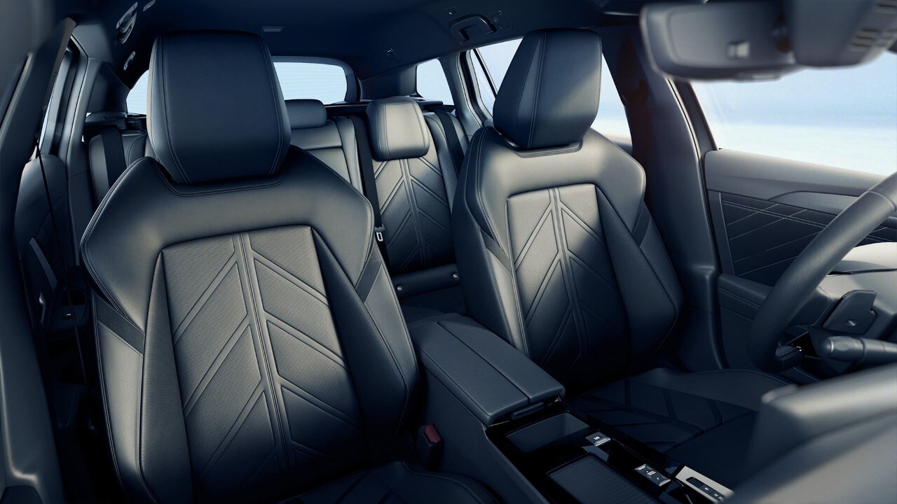 Vista frontale dei sedili di Opel Astra Sports Tourer